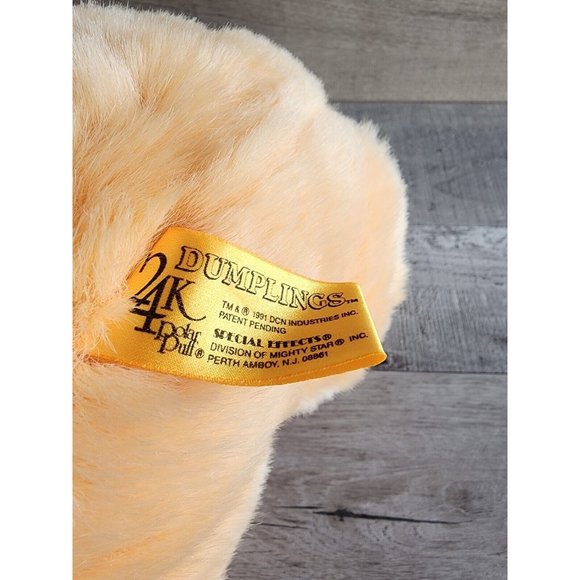 24K Polar Puff Dumplings 14" Plush Bear 1991 Vintage Soft Stuffed Animal - Picture 7 of 8